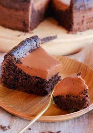 Foto di Torta al doppio cioccolato super light