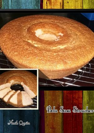 Foto resep Bolu Susu Strawberry