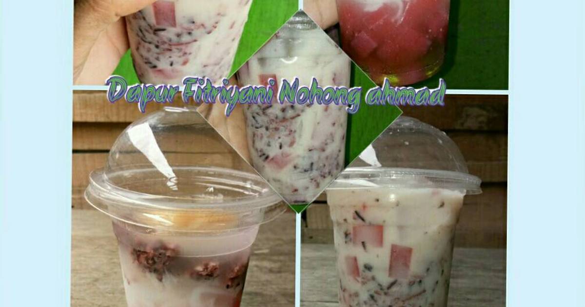 Resep Es Tape Ketan Agar Jelly dapur fitri oleh Dapur Fitri 82 Cookpad