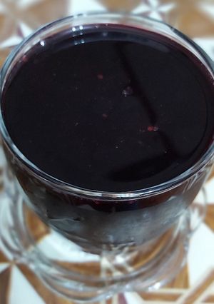 عکسی از دستور شربت توت سیاه