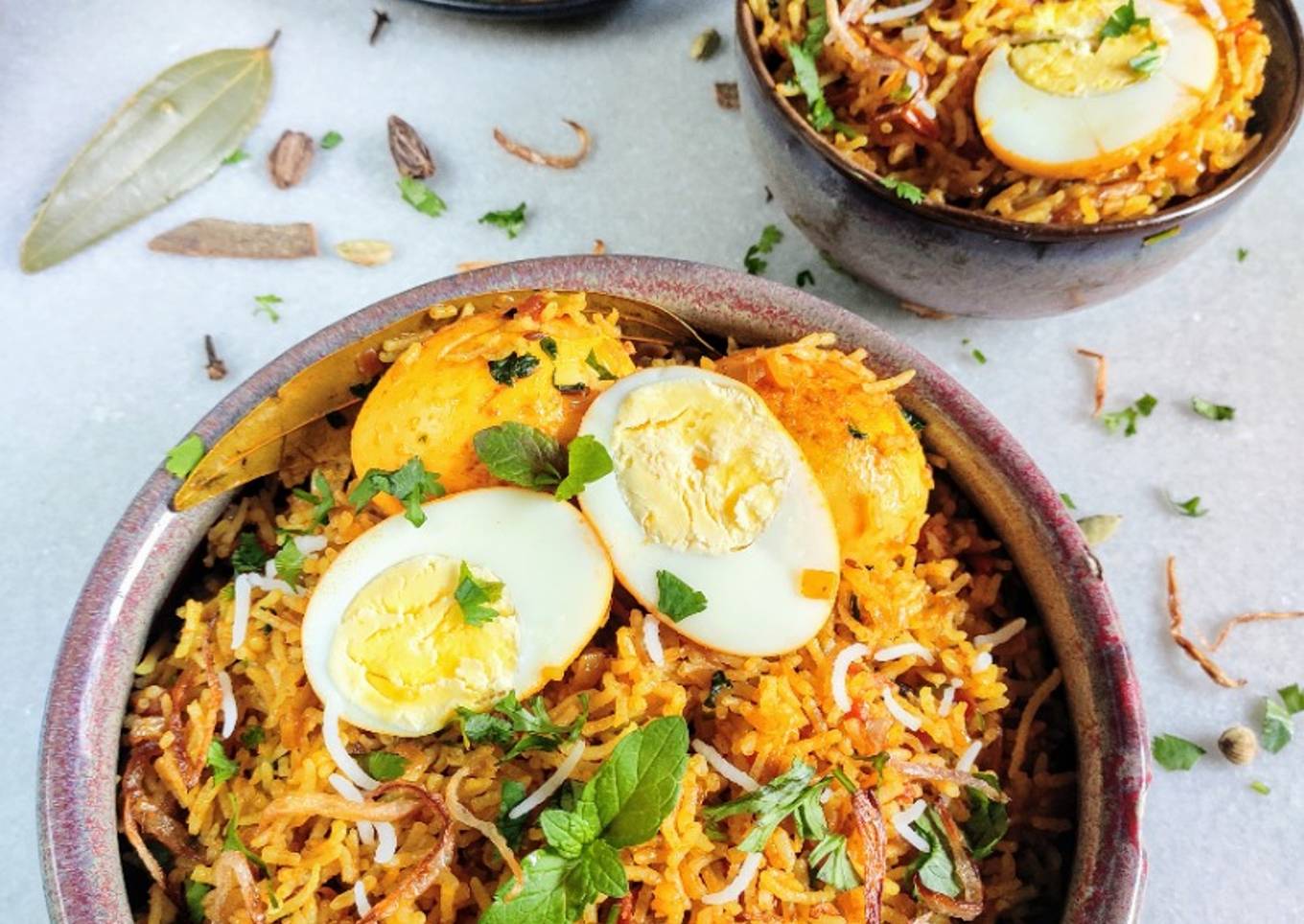 Quick Egg Biryani