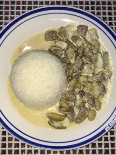 صورة لوصفة الفول باللبن