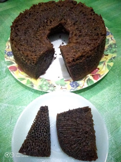 Foto resep Cake sarang semut/bolu karamel ekonomis
