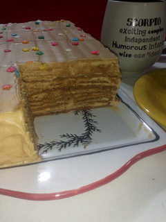 Una foto de Torta de Galletas y Crema Moka