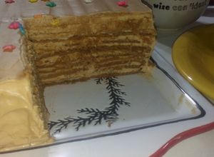 Una foto de Torta de Galletas y Crema Moka