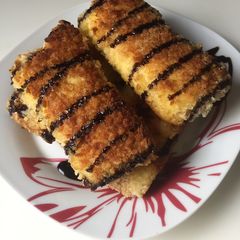 A picture of Flo chocolate bread roll.