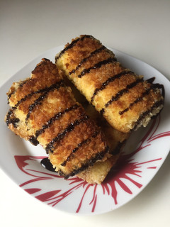 A picture of Flo chocolate bread roll.