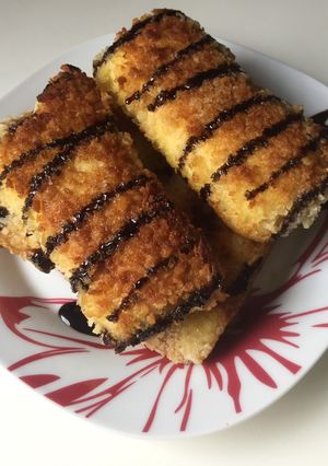A picture of Flo chocolate bread roll.