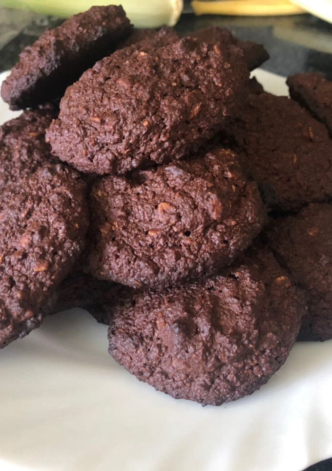 Una foto de Galletas de avena, chocolate y manzana (Mambo/Thermomix)