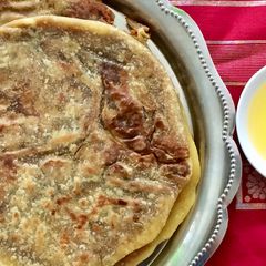 A picture of Puran Poli / Obattu.