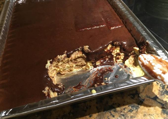 Chocolate Eclair No Bake Cake