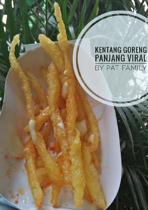 Foto resep Resep Kentang Goreng Panjang / Monster Fries