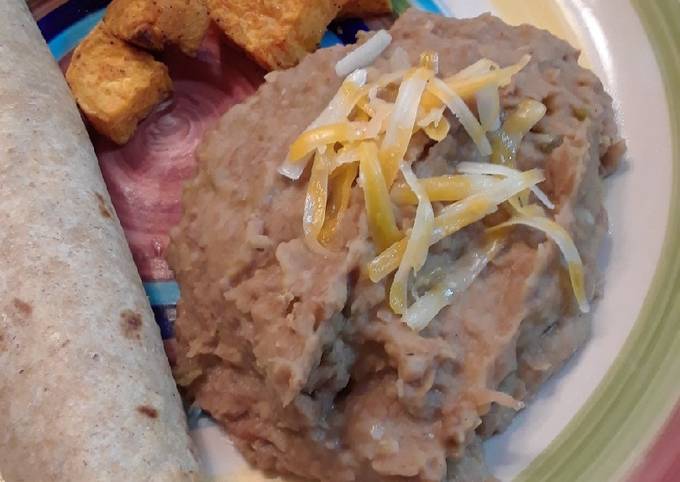 Recipe: Yummy Refried Beans - Quick Stovetop Recipe