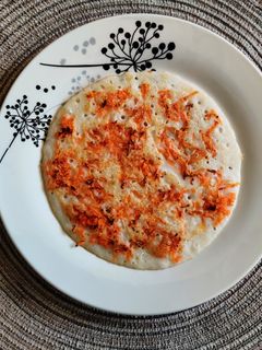 A picture of Carrot utthapam (carrot Dosa).