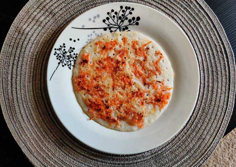 Carrot utthapam (carrot Dosa)