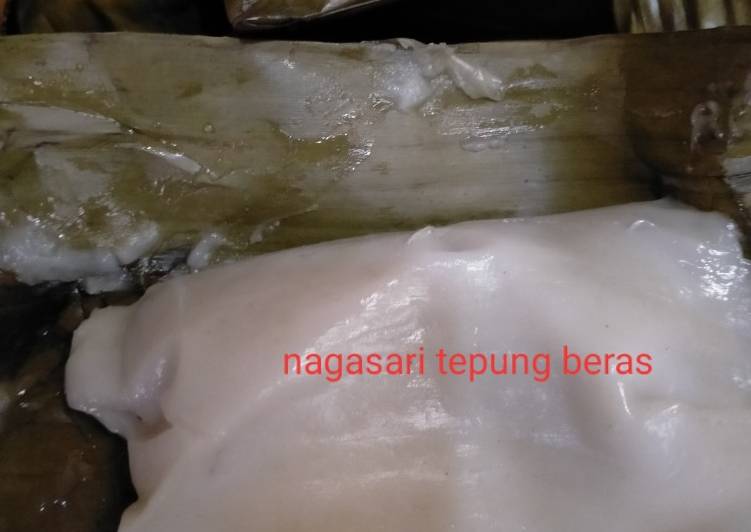 Resep Nagasari tepung beras Anti Gagal