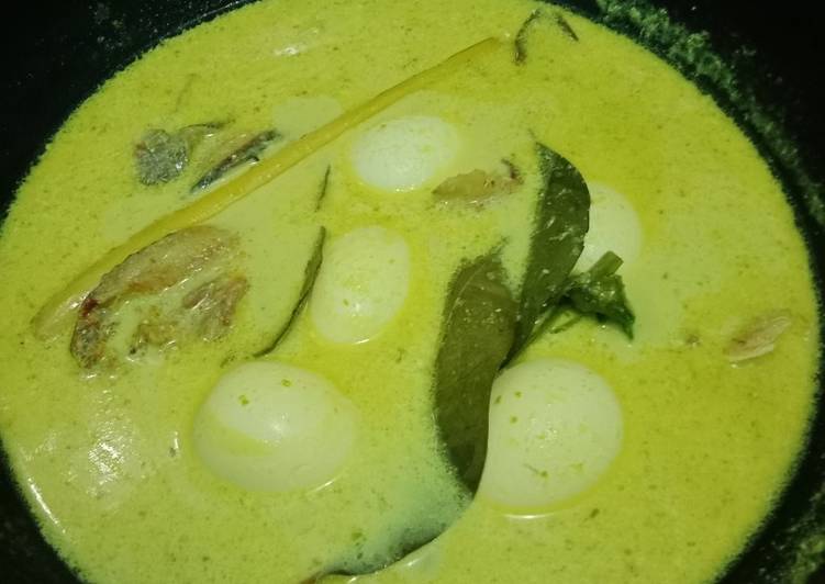 Gulai Telur Bulat Ikan Belah