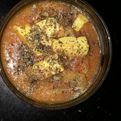 A picture of Potato paneer.
