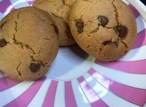 Una foto de Galletas con chip de chocolate  🍪