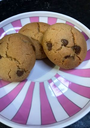 Una foto de Galletas con chip de chocolate 🍪