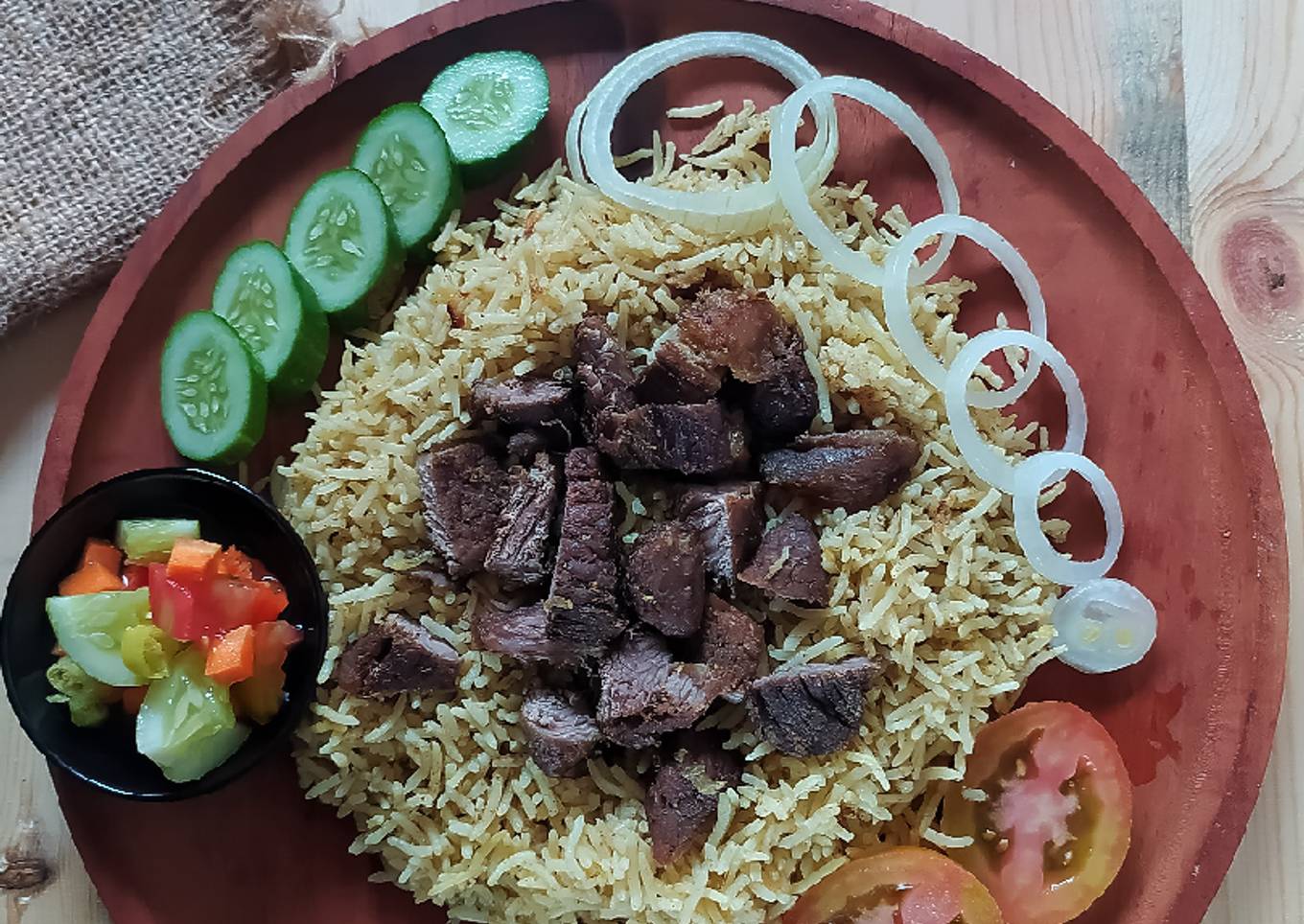 Nasi Khabsah Daging Sapi