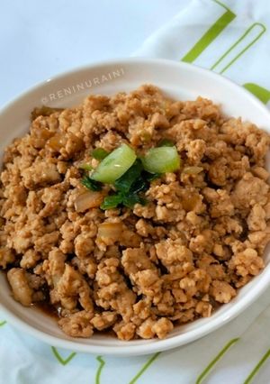 Foto resep Ayam Cincang Kecap untuk Isian Bakpao/Roti