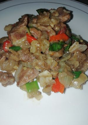 Foto resep 32. Oseng tetelan pedas simple