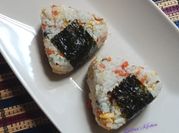 Gambar onigiri sayuran