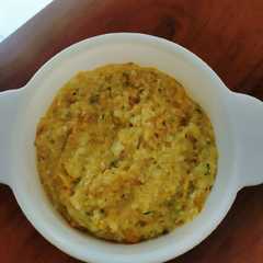MPASI 8+ "Bubur tim jagung bumbu gulai" রেসিপির প্রধান ছবি