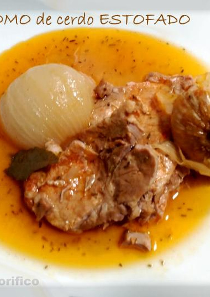 Una foto de Lomo de cerdo estofado