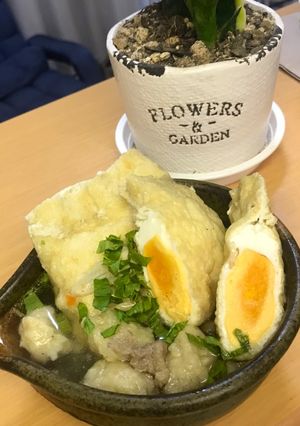 Foto resep Tamago Kinchaku Kuah Bakso
