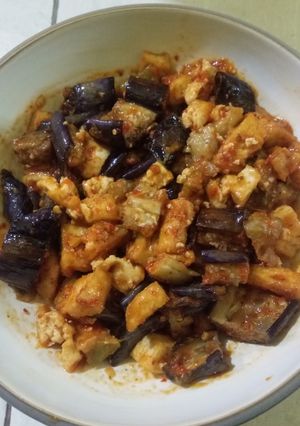 Foto resep Sambel bejek tahu & terong ungu