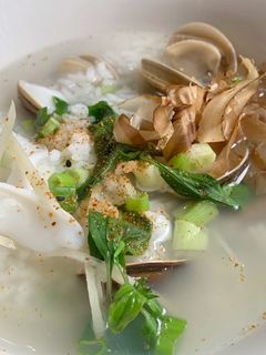 墨魚蛤蠣海鮮粥 的食譜成品照片