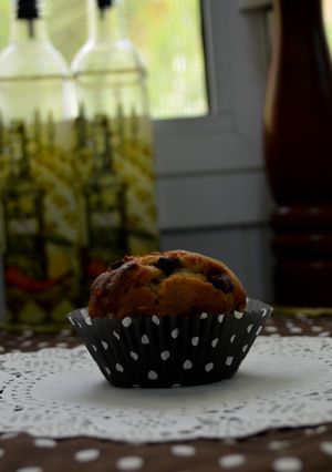 A picture of Banana Chocolate Muffins.