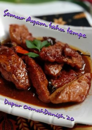 Foto resep Semur ayam tahu tempe