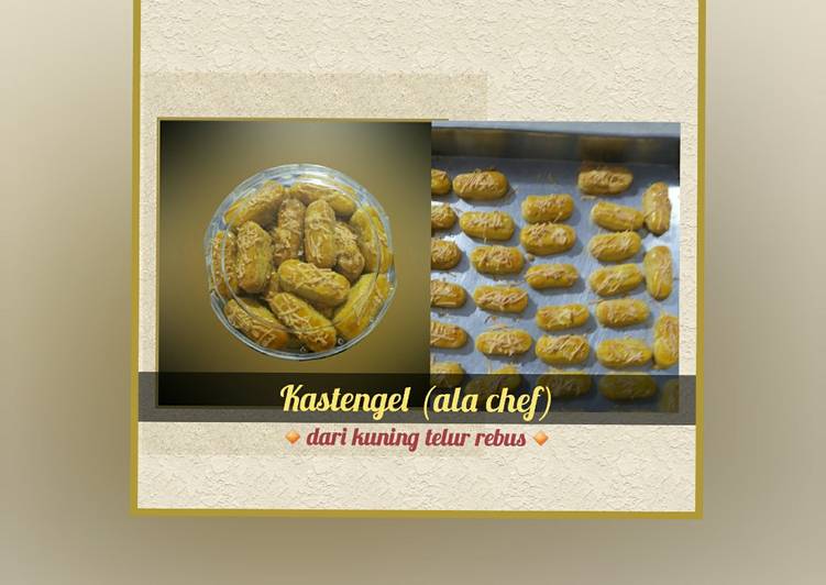 Kastengel (ala chef)                ▪dari kuning telur rebus▪