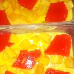 A picture of Mango custard.