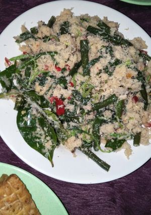 Foto resep Urap Bayam & Kacang Panjang