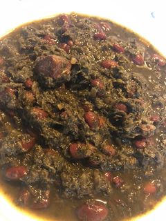 عکسی از دستور قرمه سبزی