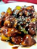 My Chinese Sticky Garlic Sesame Chicken. 😘😘