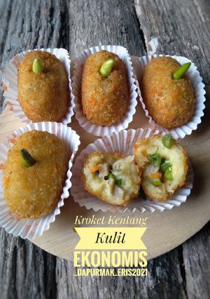 Foto resep Kroket Kentang Kulit Ekonomis