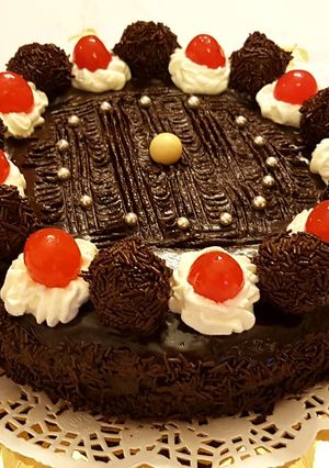 Foto principal de Tarta de turrón de almendras sin gluten