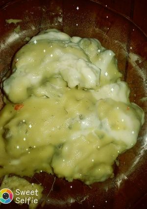 Una foto de Mbaipu con harina de maíz😋