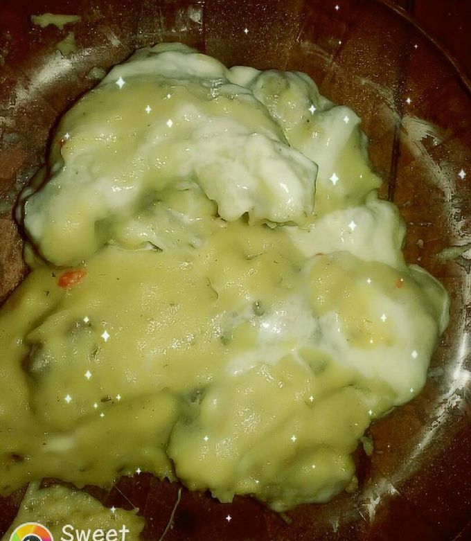 Una foto de Mbaipu con harina de maíz😋