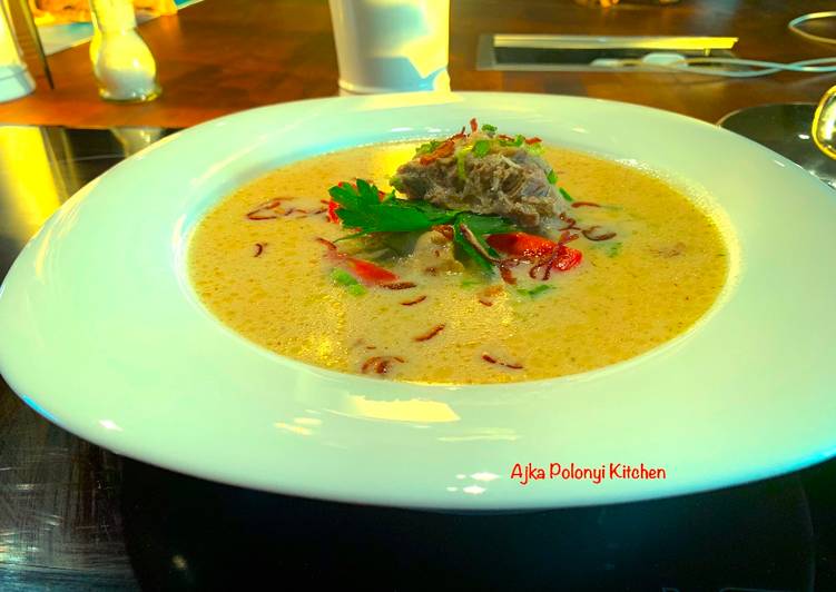 Cara Gampang Menyiapkan Soto Ayam Kuah Susu, Sempurna
