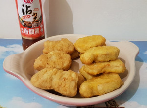 氣炸鍋-卜蜂美式雞塊 PK 紅龍雞塊 的食譜成品照片