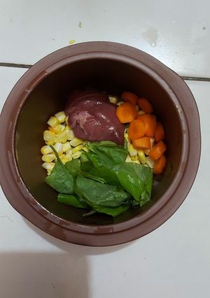 Foto resep Bubur Ati Ayam Mix Veggie MPASI 6+