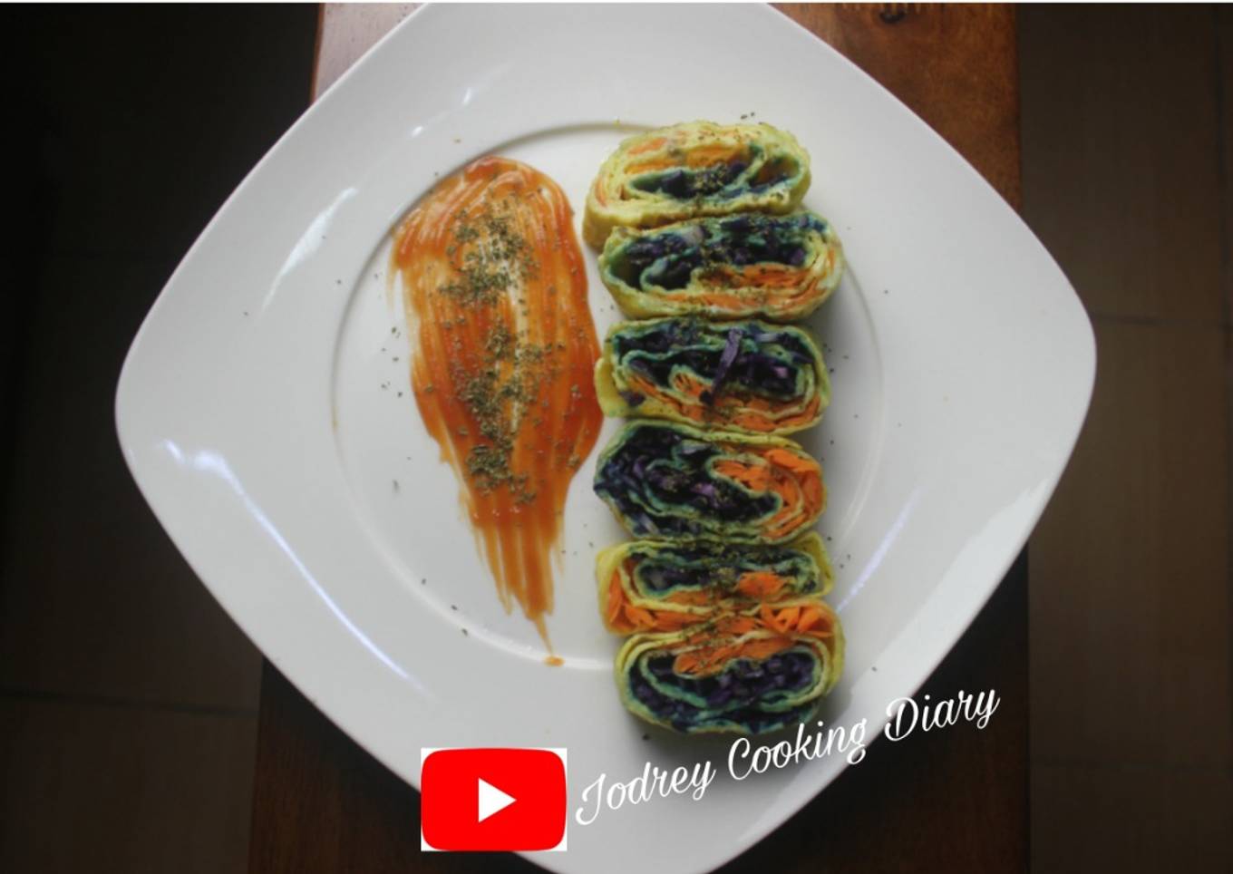 Telur Gulung atau Eggroll Korea Cantik kreasiku