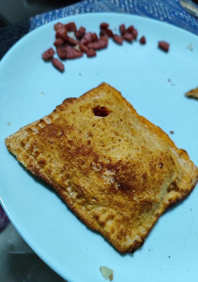 Una foto de Pizza pockets caseros