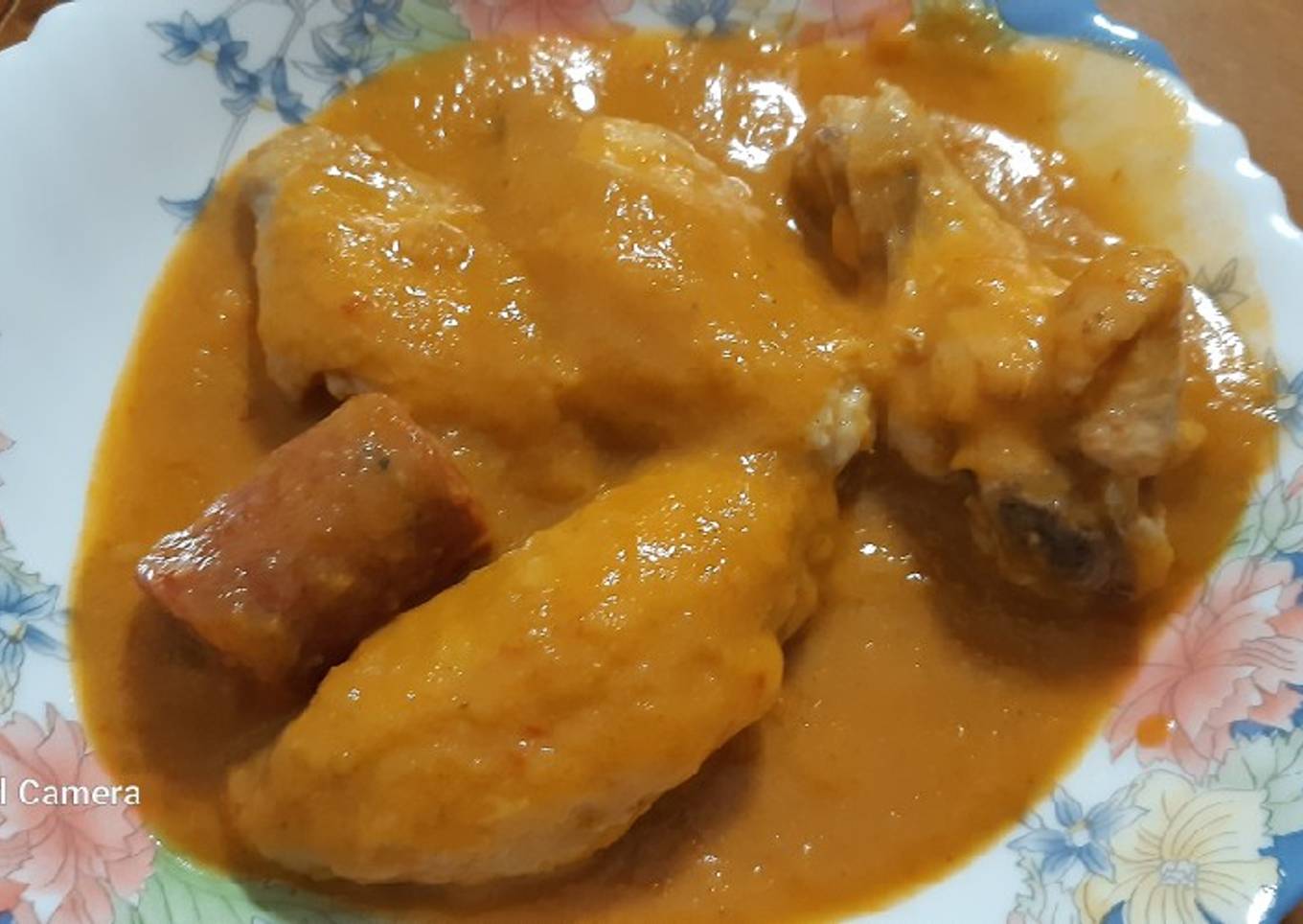 Alitas de pollo guisadas en olla rápida